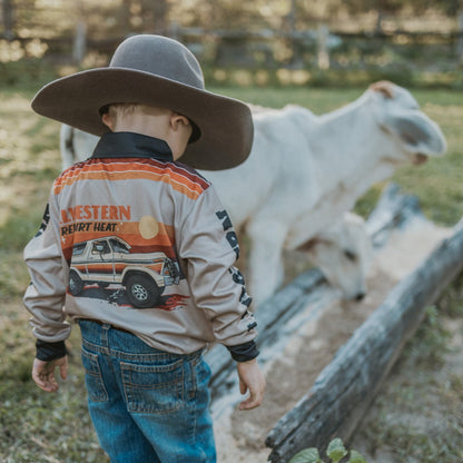 'Red Dirt Heat' Kids Fishing Shirts